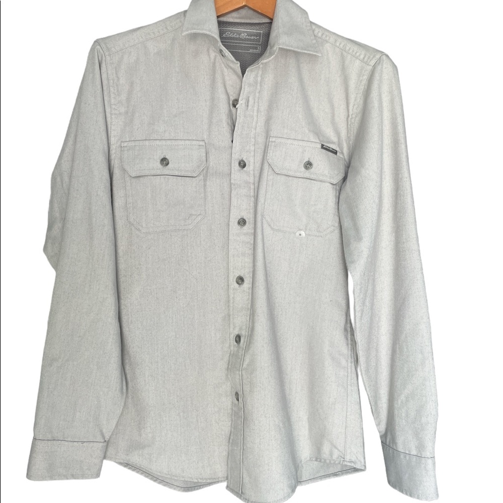 Men’s Small Eddie Bauer Expedition Performance Flannel Button Down Shirt